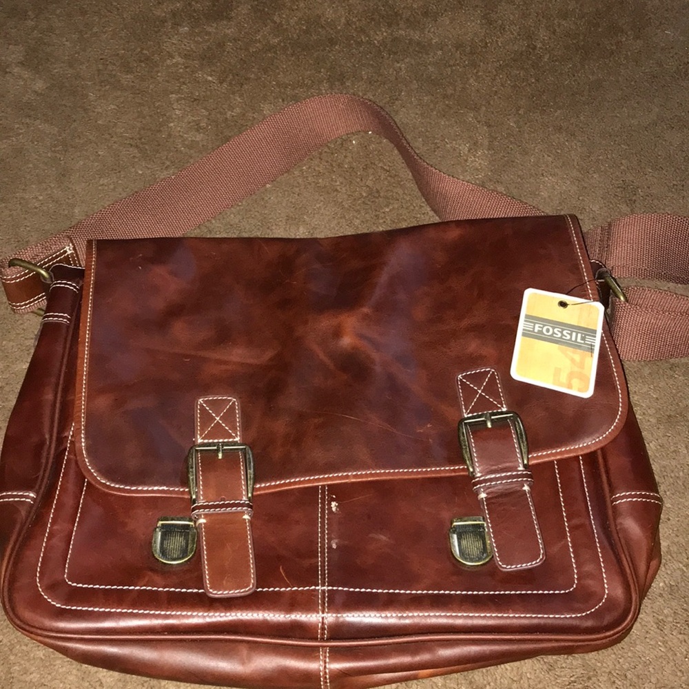 VINTAGE FOSSIL briefcase